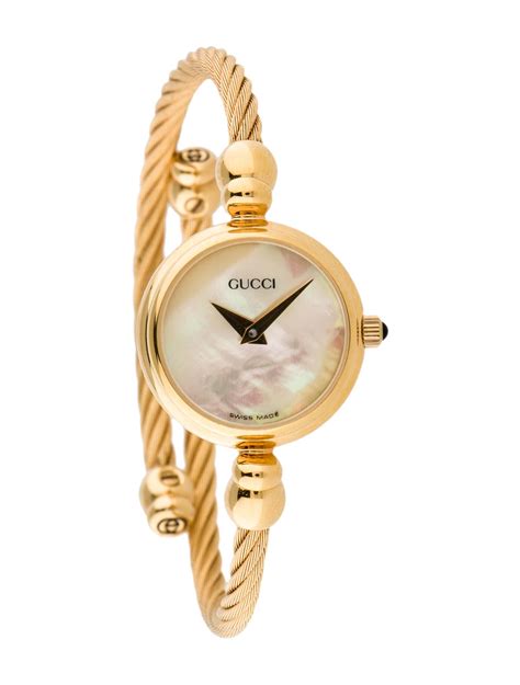 gucci 2700 coil watch|Gucci 2700.2L Lady's Twisted Rope Cable Coil Gold Plated Watch..